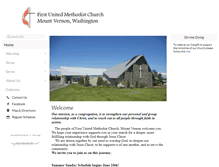 Tablet Screenshot of mvfumc.org